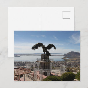 Titicacasjön Puno Peru Vykort