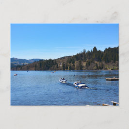 Titisee sjö i Schwarzwald Vykort