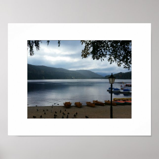 Titisee sjö Tyskland Poster (Framsidan)