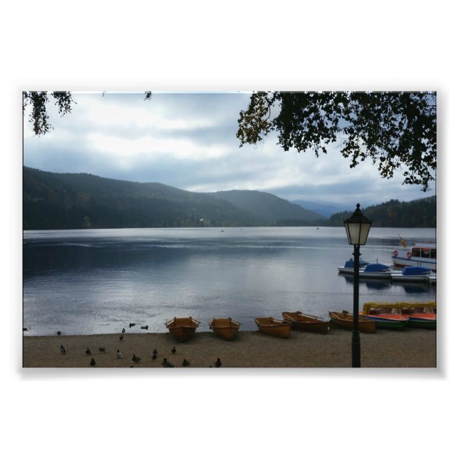 Titisee sjö Tyskland Poster (Framsidan)