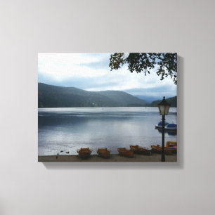 Titisee sjö Tyskland Poster Insvept Canvas