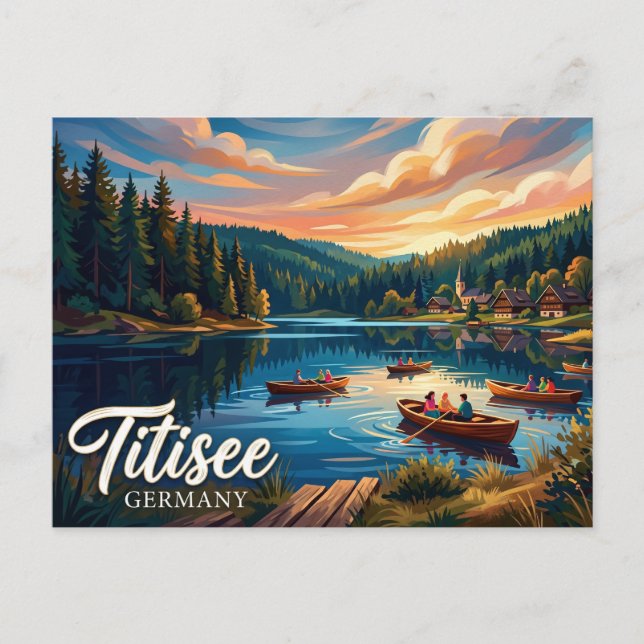 Titisee Tyskland Vykort (Framsida)