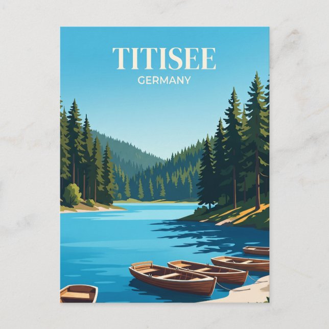 Titisee Tyskland Vykort (Framsida)