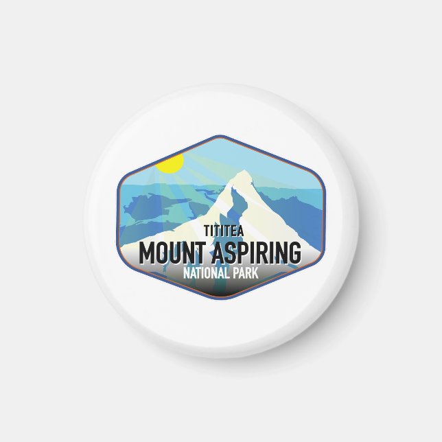 Tititea Mt Aspiring NP - Aoetearoa Magnet (Framsidan)