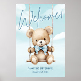 Title	Description	Tags	Royalty Blue Teddy Bear Bab Poster