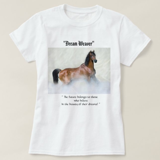 TITLE - DREAM WEAVER- family, Options, White T Shirt (Design framsida)