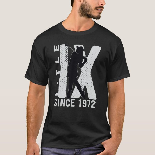 Title IX 50th Anniversary US Education Amendments  T Shirt (Framsida)