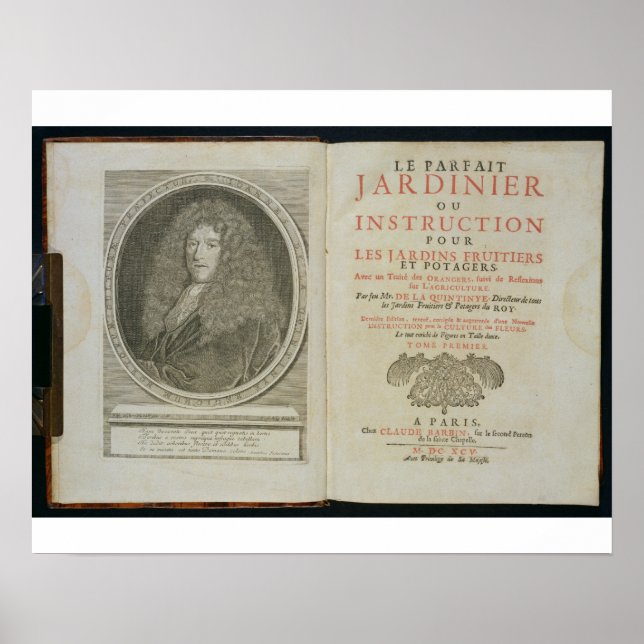 Title page and portrait frontispiece of the author poster (Framsidan)