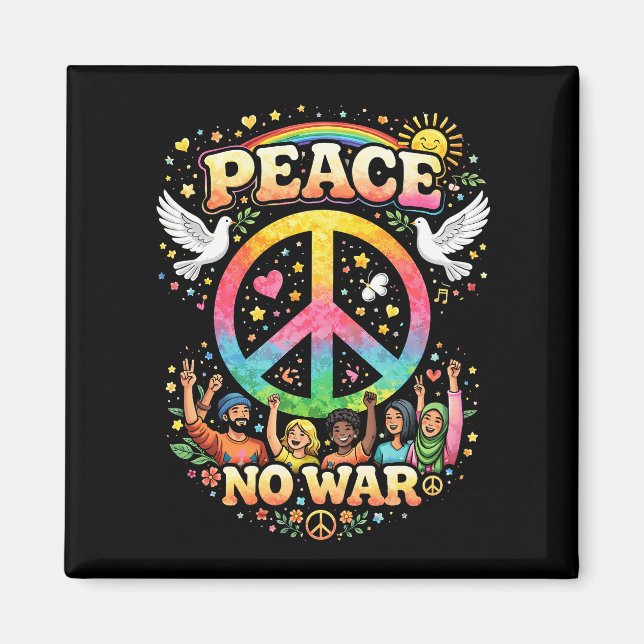 Title: Peace Over War Magnet (Framsidan)