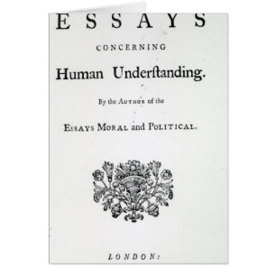 Titlepage av 'filosofiska essäer hälsningskort