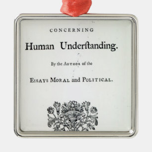 Titlepage av 'filosofiska essäer julgransprydnad metall