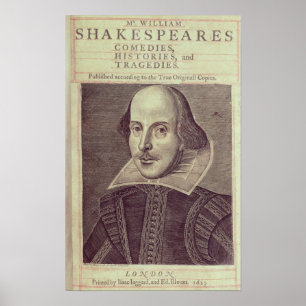 Titlepage av 'Herr William Shakespeares Poster