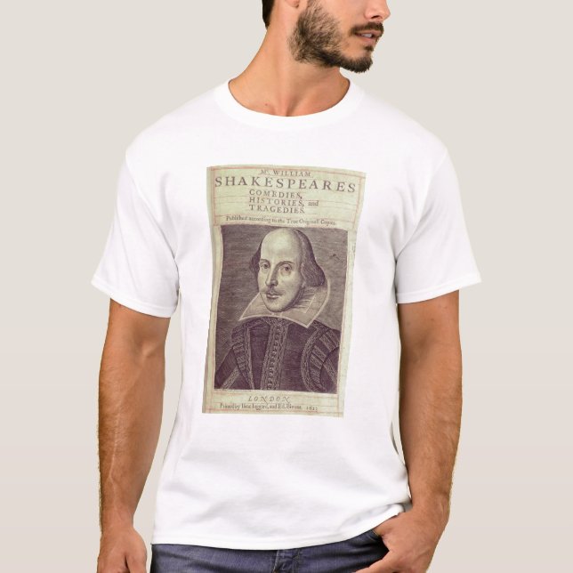 Titlepage av 'Herr William Shakespeares T-shirt (Framsida)