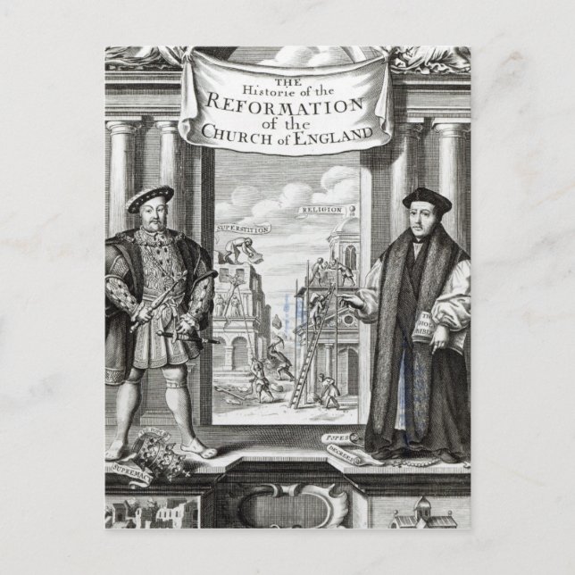 Titlepage The History Reformation Church England Vykort (Framsida)
