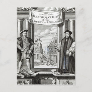 Titlepage The History Reformation Church England Vykort