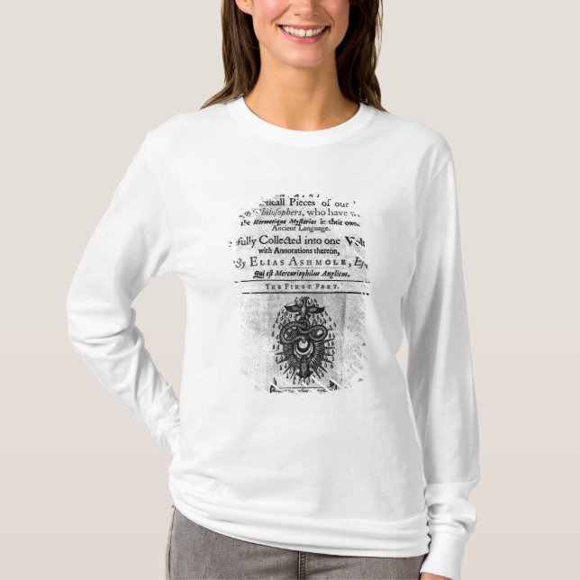Titlepage 'Theatrum Chemicum Britannicum T Shirt (Framsida)
