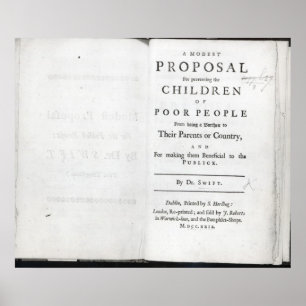 Titlepage till 'en blygsamma Proposal Poster