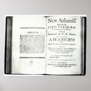 Titlepage till Francis Bacons Poster