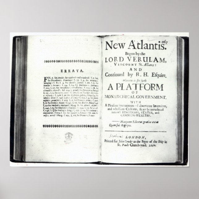 Titlepage till Francis Bacons Poster (Framsidan)