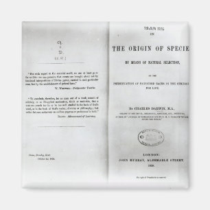 Titlepage till 'på ursprung av art magnet