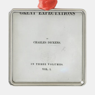 Titlepage till underbara förväntningar av Charle Julgransprydnad Metall