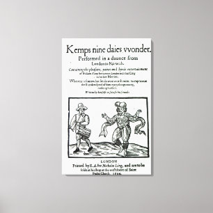 Titlepage till William Kemps Canvastryck