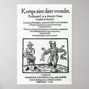 Titlepage till William Kemps Poster