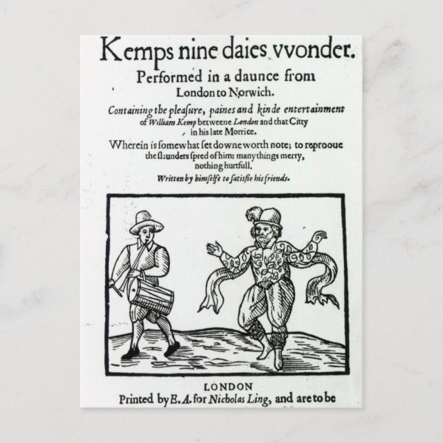 Titlepage till William Kemps Vykort (Framsida)