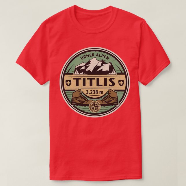 Titlis Urner Alpen T Shirt (Design framsida)