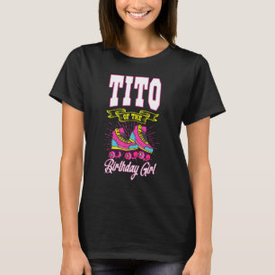 Tito av Birthday Girl Roller Skates Bday Skati T Shirt