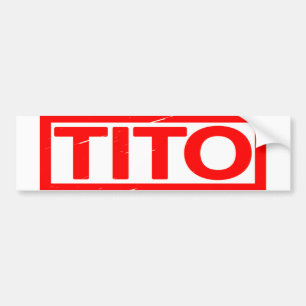 Tito Frimärke Bildekal