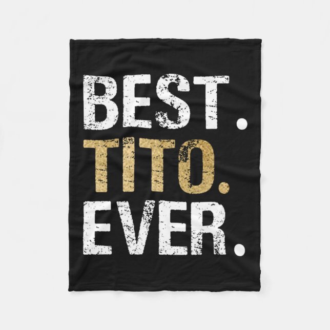 Tito har gett till spanska mexikanska morfar fleecefilt (Framsidan)