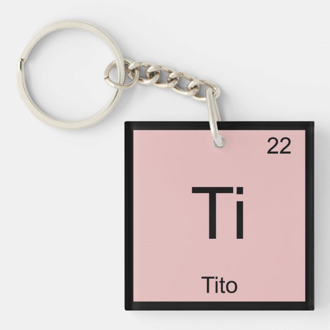Tito Namn kemi Inslag Periodic Bord (Framsidan)