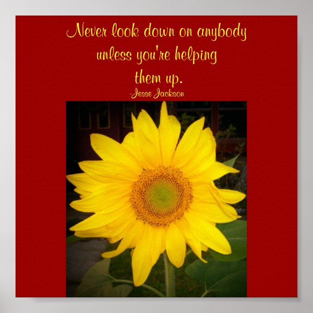 Titta aldrig ner.. Offert Poster Jesse Jackson (Framsidan)