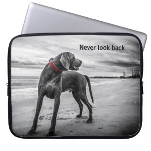 Titta aldrig tillbaka laptop sleeve