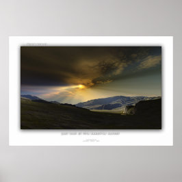 Titta bara på den vackra solnedgången poster