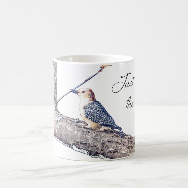 Titta bara på fågeln kaffemugg (Center)