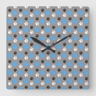 Titta bara på mina katter fyrkantig klocka