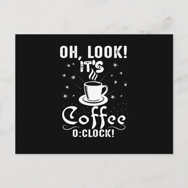 Titta Det Är Kaffeklocka Vykort (Framsida)