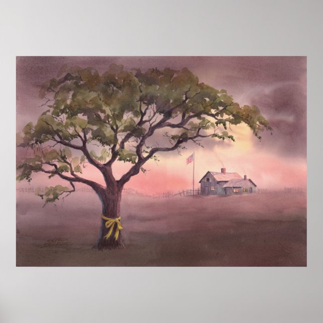 TITTA EN GULT RIBBON MED SHARON SHARPE POSTER (Framsidan)