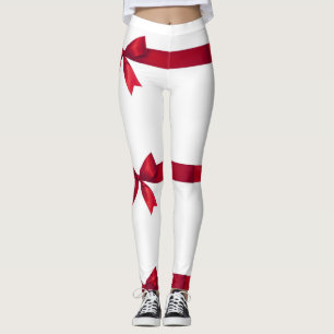 **TITTA EN "RÖD ROSETT BAND" PÅ DIN GAL** LEGGINGS