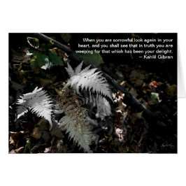 Titta igen i ditt hjärta hälsningskort