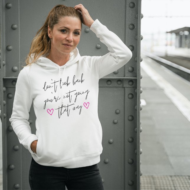 Titta inte bakåt i den moderna positiva upplyftnin t shirt (Skapare uppladdad)