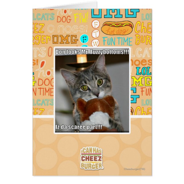 Titta inte hälsningskort (Framsidan)