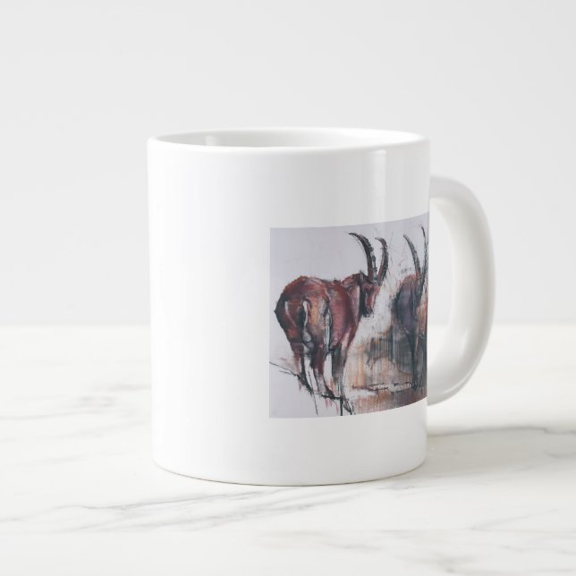 Titta inte ner jumbo mugg (Framsida höger)