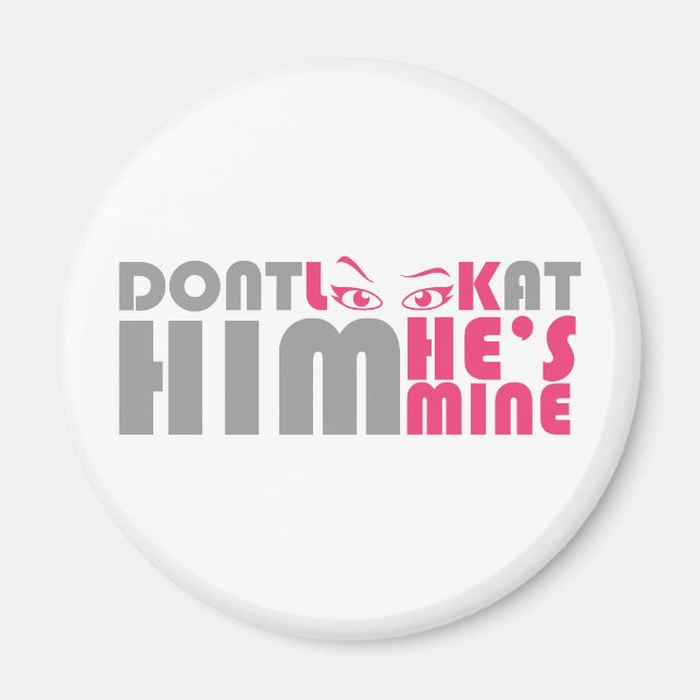 Titta inte på honom, han är min magnet (Framsidan)