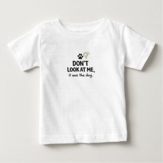 Titta Inte På Mig Det Var Hunden Barn T-Shirt