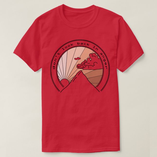 titta inte tillbaka i ilska t shirt (Design framsida)