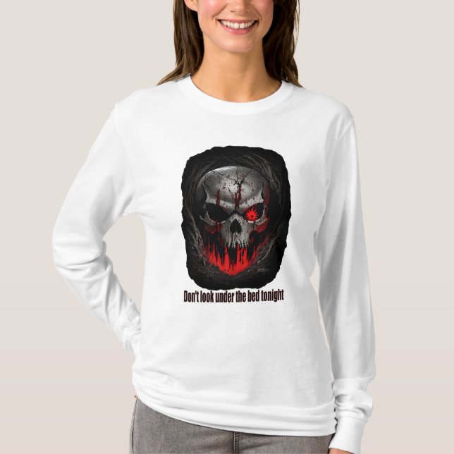 Titta inte under sängen ikväll t shirt (Framsida)