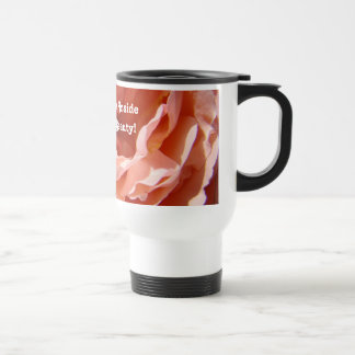 Titta Inuti för Skönhet! Kaffe Mugg Rosa Ros